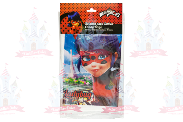 BOLSA LADY BUG 6/25 PZA GRANMARK - EL CASTILLO DEL DULCE