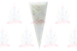 CELOFAN CONICA FRANJA BLANCA 12X30 C/50 PZA LOZMAR - EL CASTILLO DEL DULCE