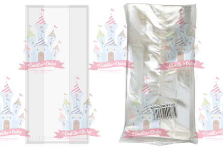 BOLSA CELOFAN # 3 FUELLE 1/100 - EL CASTILLO DEL DULCE