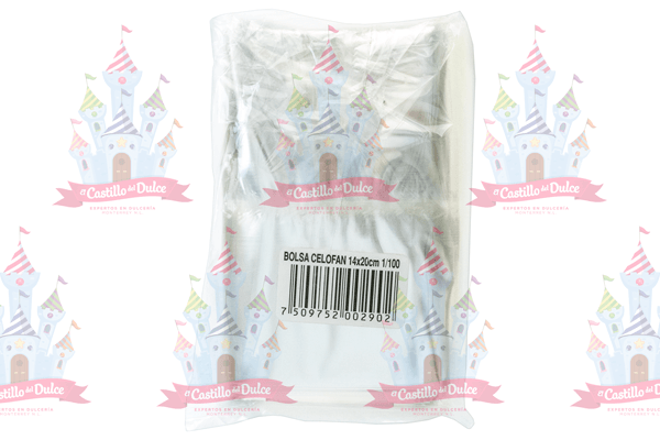 BOLSA CELOFAN 14X20 1/100 - EL CASTILLO DEL DULCE