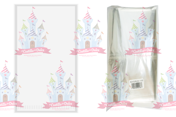 BOLSA CELOFAN 20X40 1/100 PZAS - EL CASTILLO DEL DULCE