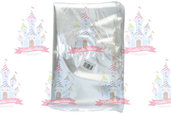 BOLSA CELOFAN 24X30 C/100 PZAS - EL CASTILLO DEL DULCE