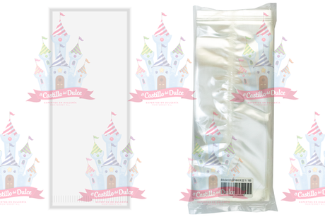 BOLSA CELOFAN 8X22 1/100 - EL CASTILLO DEL DULCE