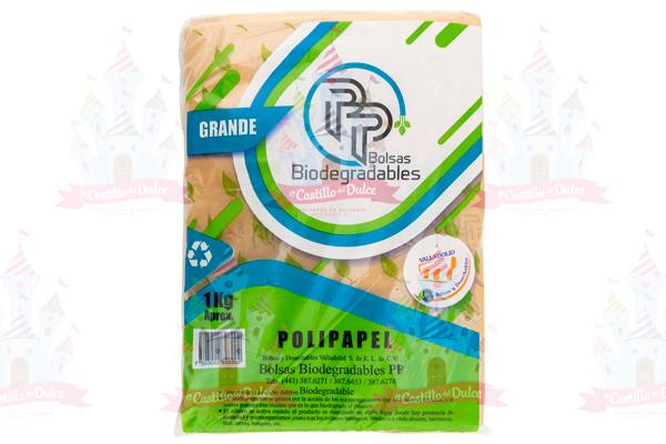 BOLSA CAMISETA GDE. AD 25/1 KG. - EL CASTILLO DEL DULCE