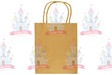 BOLSA KRAFT ASA GRANDE 240/1 PZA CALTOM - EL CASTILLO DEL DULCE