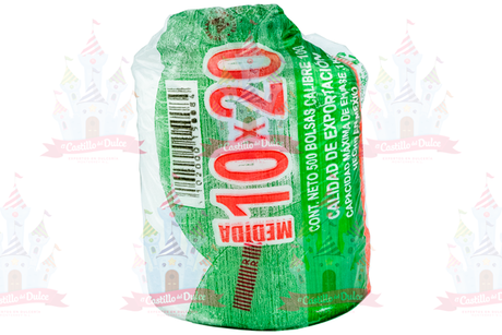 BOLSA ROLLO 10 X 20 36/500 PZS.ROLOPLAST - EL CASTILLO DEL DULCE