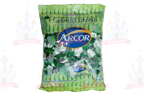 CARAMELO EUCALIPTOL 12/100 PZA ARCOR - EL CASTILLO DEL DULCE