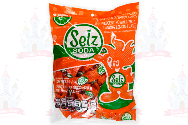 CARAMELO SELZ SODA 20/100 ANAHUAC - EL CASTILLO DEL DULCE