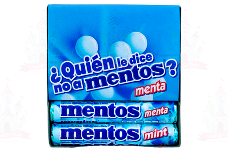 MENTOS ROLL MINT 16/12 PZAS - EL CASTILLO DEL DULCE