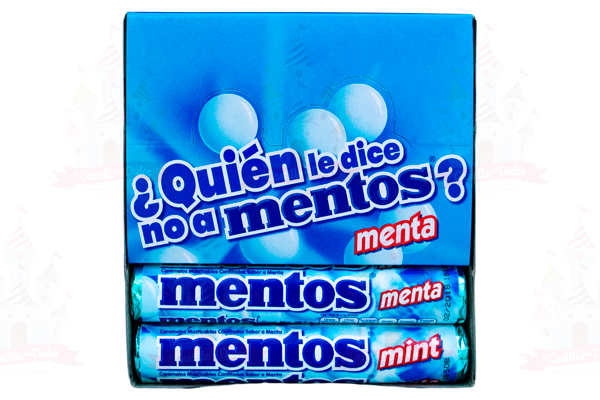MENTOS ROLL MINT 16/12 PZAS - EL CASTILLO DEL DULCE