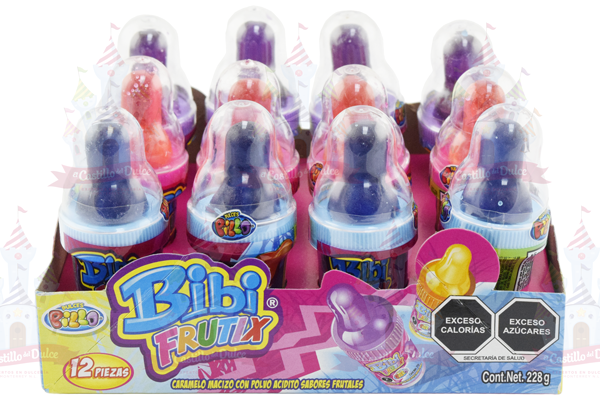 BIBI FRUTIX DISPLAY 12/12 PZS. - EL CASTILLO DEL DULCE