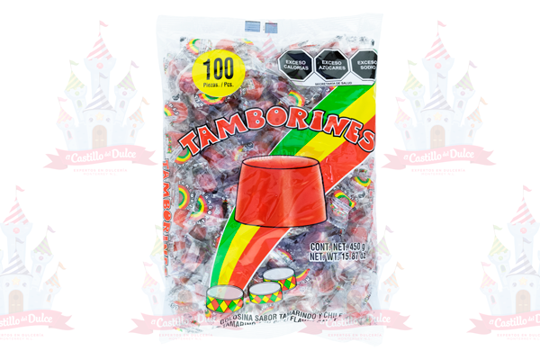 TAMBORINES ENCH.20/100 TECNICA - EL CASTILLO DEL DULCE