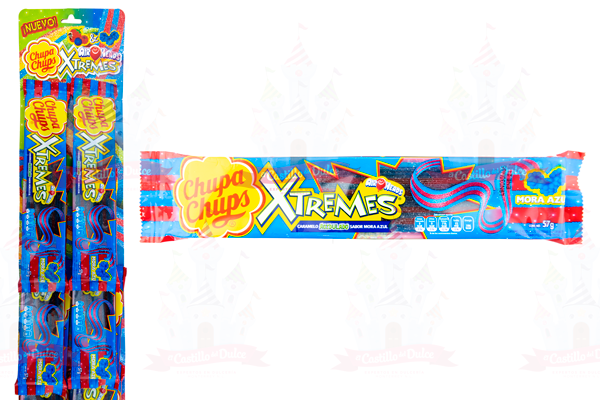 XTREME BLUERASPBERRY 12/8 PZ CHUPA CHUP - EL CASTILLO DEL DULCE