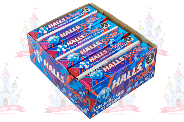 HALLS BOOST 30/12 PZA ADAMS - EL CASTILLO DEL DULCE