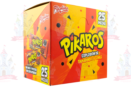 CARAMELO PIKAROS 8/25 PZA RICOLINO - EL CASTILLO DEL DULCE