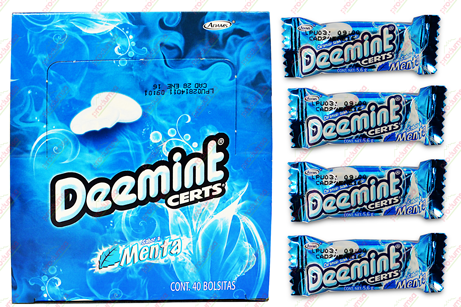 DEEMINT 2S MENTA 48/40 ADAMS - EL CASTILLO DEL DULCE