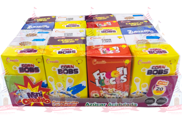 MINI CEREAL DISPLAY 30/20 TINAJITA - EL CASTILLO DEL DULCE