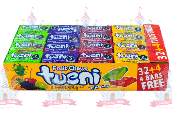 TUENI 4S DISPLAY 30/32 PZAS CANELS - EL CASTILLO DEL DULCE