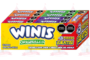 WINIS TUBO ORIGINALES 18/24 PZS. WINIS - EL CASTILLO DEL DULCE