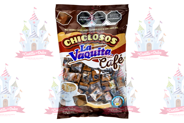 CHICLOSO LA VAQUITA CAFE 20/400 GRS CANELS - EL CASTILLO DEL DULCE