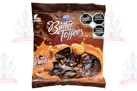 BUTTER TOFFEES CAFE 16/50 PZA ARCOR - EL CASTILLO DEL DULCE