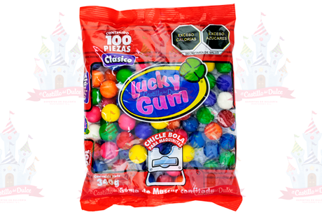 CHICLE LUCKY GUM CLASICO 20/100 PZA - EL CASTILLO DEL DULCE