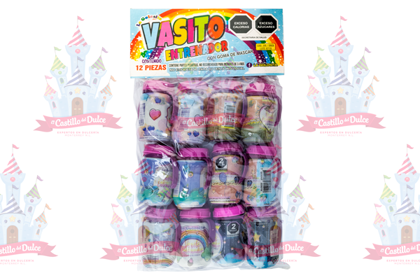 MINI VASO ENTRENADOR 24/12 TINAJITA - EL CASTILLO DEL DULCE