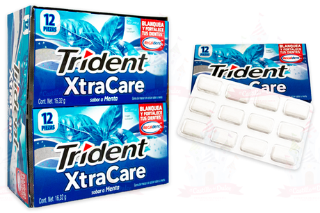 TRIDENT XTRACARE MENTA 32/12 ADAMS - EL CASTILLO DEL DULCE