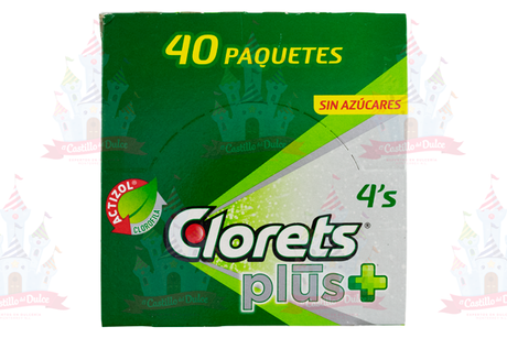 CLORETS 4S 24/40 ADAMS NUEVA PRESENTACION - EL CASTILLO DEL DULCE