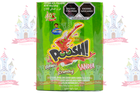 CHICLE POOSH SANDIA 18/40 ARCOR - EL CASTILLO DEL DULCE