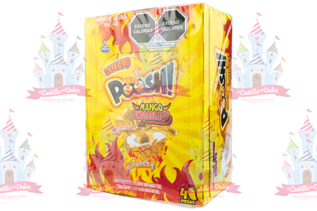CHICLE POOSH MANGO ENDIABLADO 18/40 PZA ARCOR - EL CASTILLO DEL DULCE
