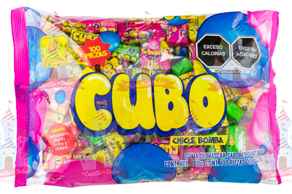 CHICLE CUBO NVA IMAGEN 20/100 LA ROSA - EL CASTILLO DEL DULCE