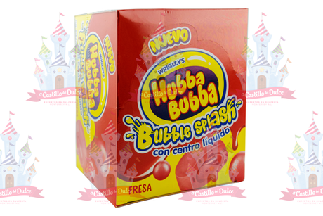 HUBBA BUBBA SPLASH FRESA 24/45 PZA - EL CASTILLO DEL DULCE