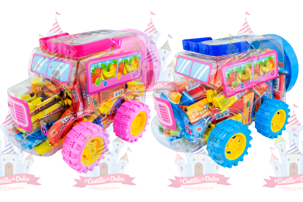 CHICLE BUS GUM TATTOO 12/300 GRS TINAJITA - EL CASTILLO DEL DULCE