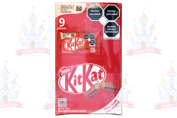 CHOCOLATE KIT KAT 22/9 PZA NESTLE - EL CASTILLO DEL DULCE