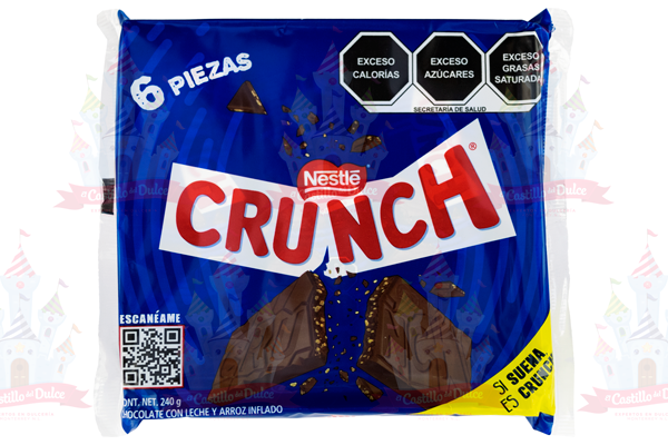 CRUNCH LECHE/ARROZ 12/6 NESTLE - EL CASTILLO DEL DULCE