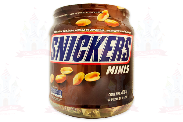VITR. SNICKERS MINIATURAS 12/52 PZS. - EL CASTILLO DEL DULCE