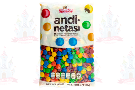 ANDINETA MIX 12/500 GR MONTES - EL CASTILLO DEL DULCE