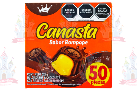 CANASTA ROMPOPE 24/50 CORONA - EL CASTILLO DEL DULCE