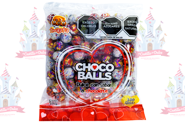 CHOCOLATE SPORT BALLS 32/500 GRS - EL CASTILLO DEL DULCE