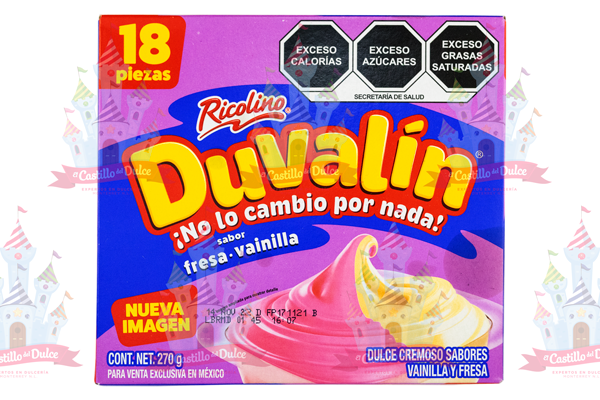 DUVALIN FRESA-VAIN. 24/18 RICOLINO - EL CASTILLO DEL DULCE