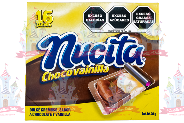 NUCITA CHOC-VAINILLA 24/16 NUTRESA - EL CASTILLO DEL DULCE