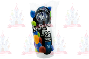 ENVASE PLASTICO 1 LT 20/25 PZA REYMA - EL CASTILLO DEL DULCE