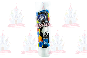 VASO PLASTICO #7 20/50 REYMA - EL CASTILLO DEL DULCE