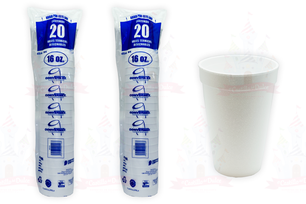 VASO TERMICO #116 25/20 CONVERMEX - EL CASTILLO DEL DULCE
