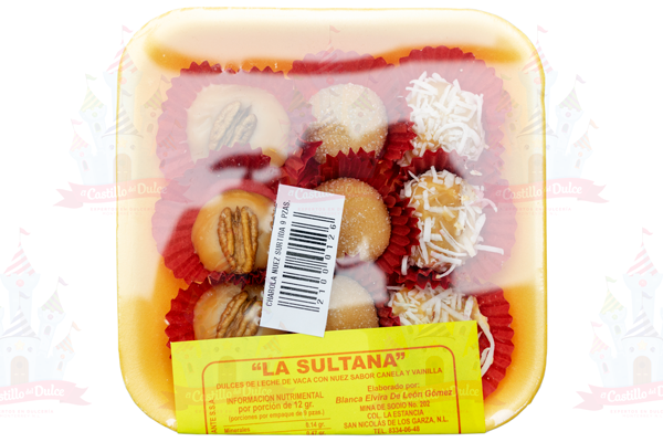 BOLA LECHE SURT 1/9 SULTANA - EL CASTILLO DEL DULCE