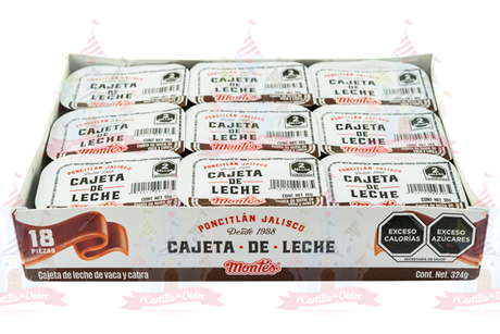 CAJETA DE LECHE 24/18 PZA MONTES - EL CASTILLO DEL DULCE