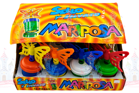 SELLO Y SILVATO MARIPOSA 24/12 TINAJITA - EL CASTILLO DEL DULCE