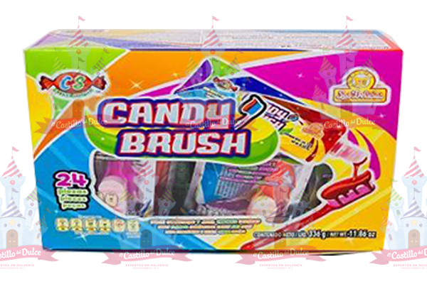 CANDY BRUSH 12/24 PZA DELICIAS - EL CASTILLO DEL DULCE