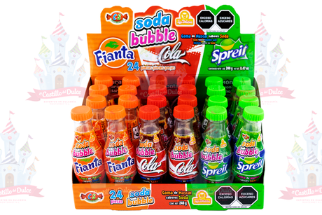 SODA BUBBLE 12/24 PZA DELICIAS - EL CASTILLO DEL DULCE